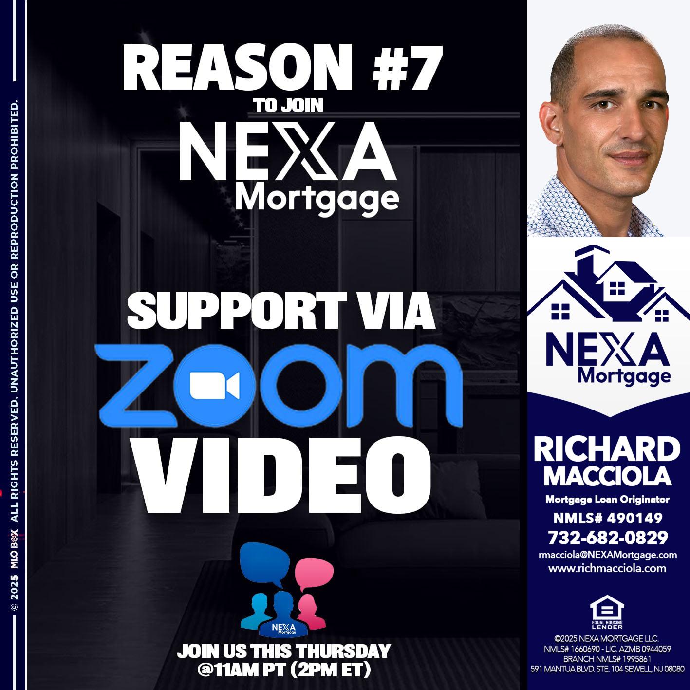 REASON 7 - Richard Macciola -Mortgage Loan Originator