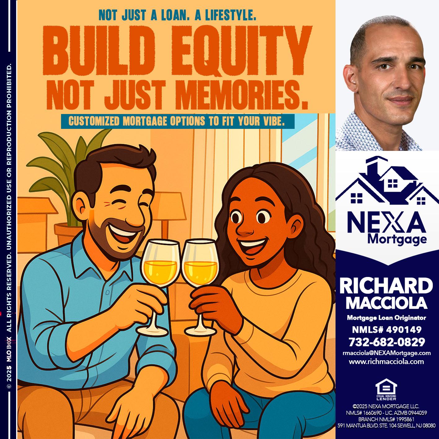 BILD EQUITY - Richard Macciola -Mortgage Loan Originator