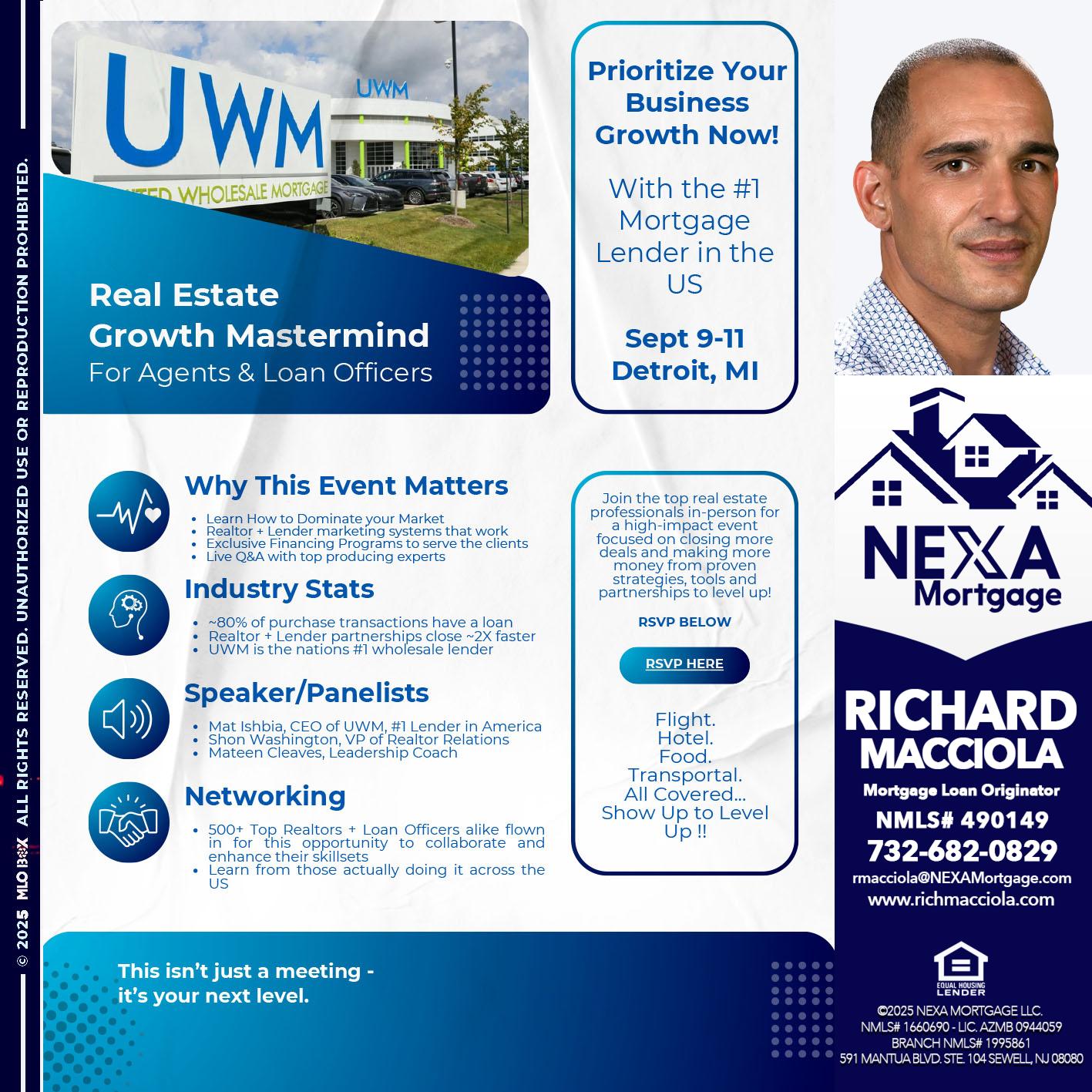 DETROIT TRIP - Richard Macciola -Mortgage Loan Originator