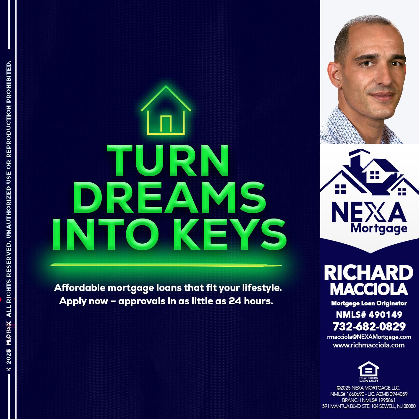 turn dreams - Richard Macciola -Mortgage Loan Originator