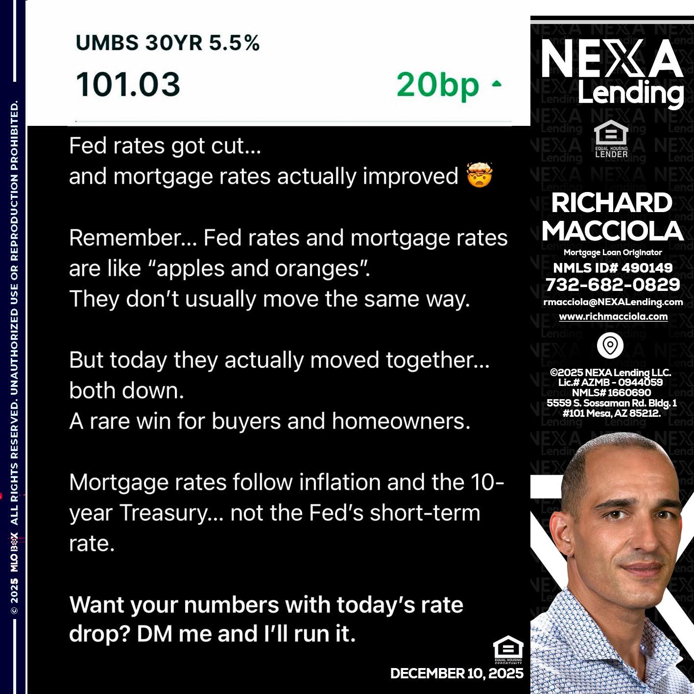 101.03 - Richard Macciola -Mortgage Loan Originator