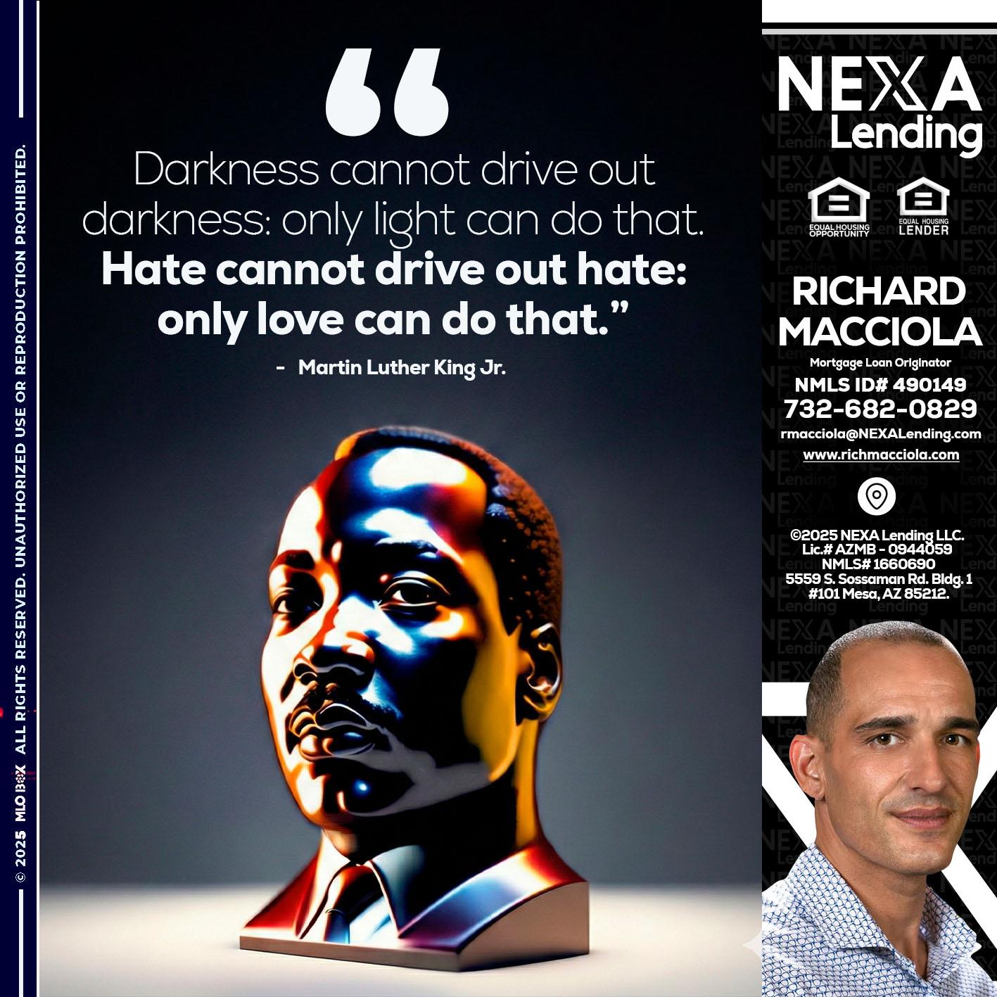 MLK 2026 - Richard Macciola -Mortgage Loan Originator