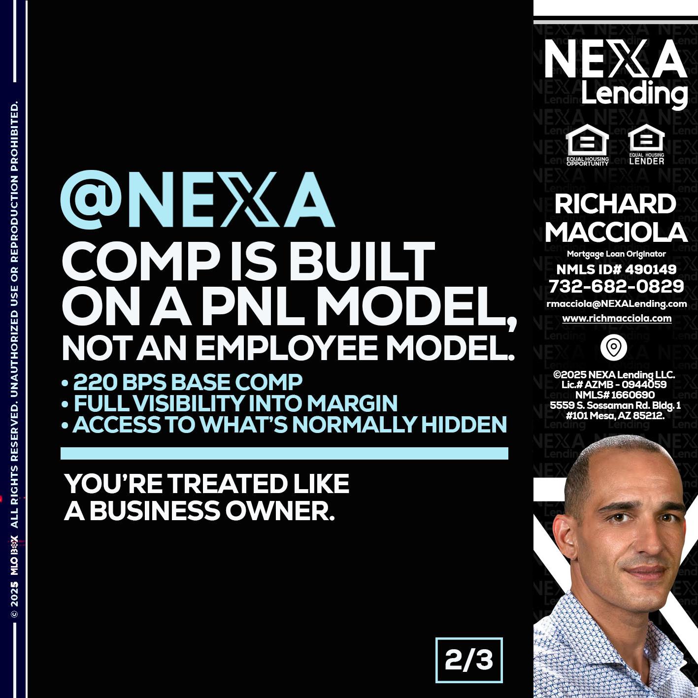 2 OF 3 - Richard Macciola -Mortgage Loan Originator