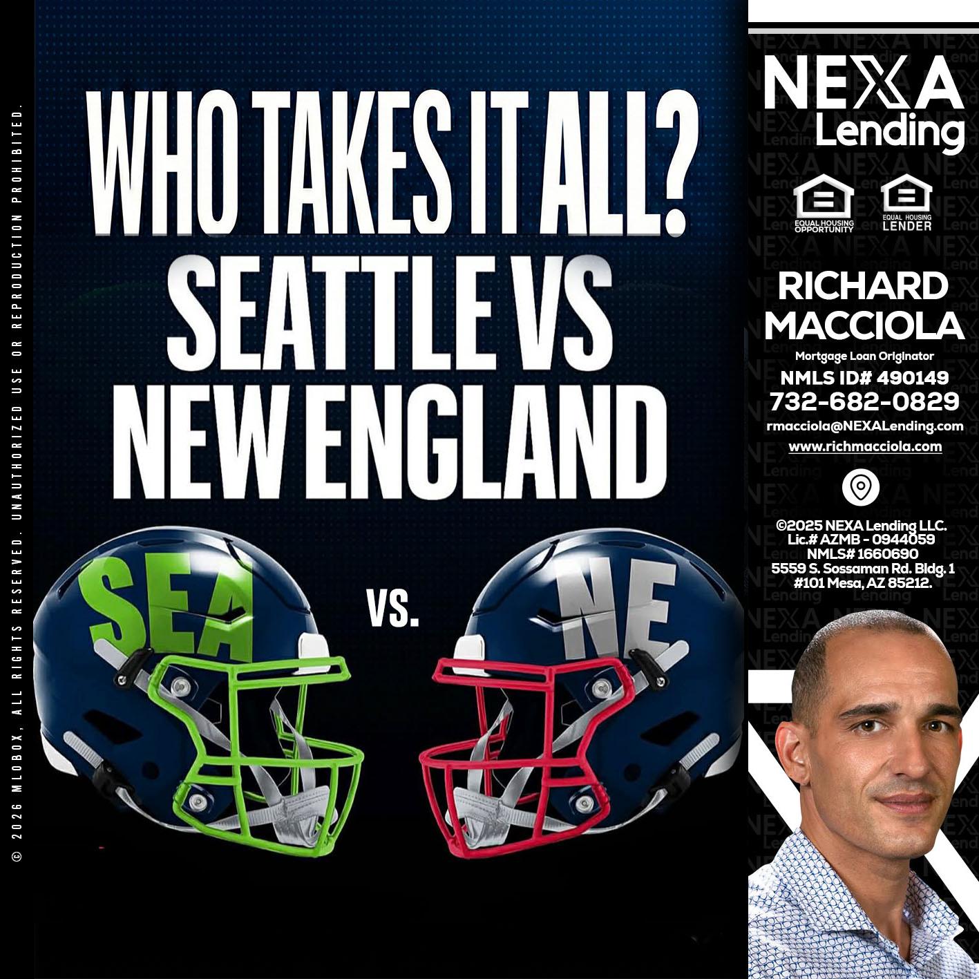 WHO TAKE IT ALL? - Richard Macciola -Mortgage Loan Originator
