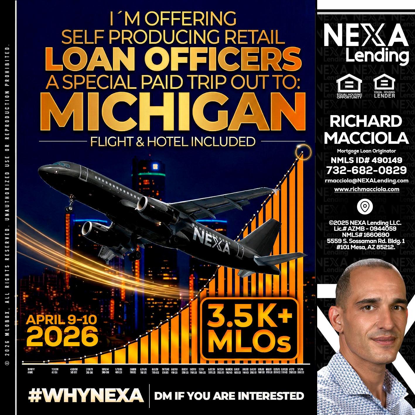 3.5K - Richard Macciola -Mortgage Loan Originator