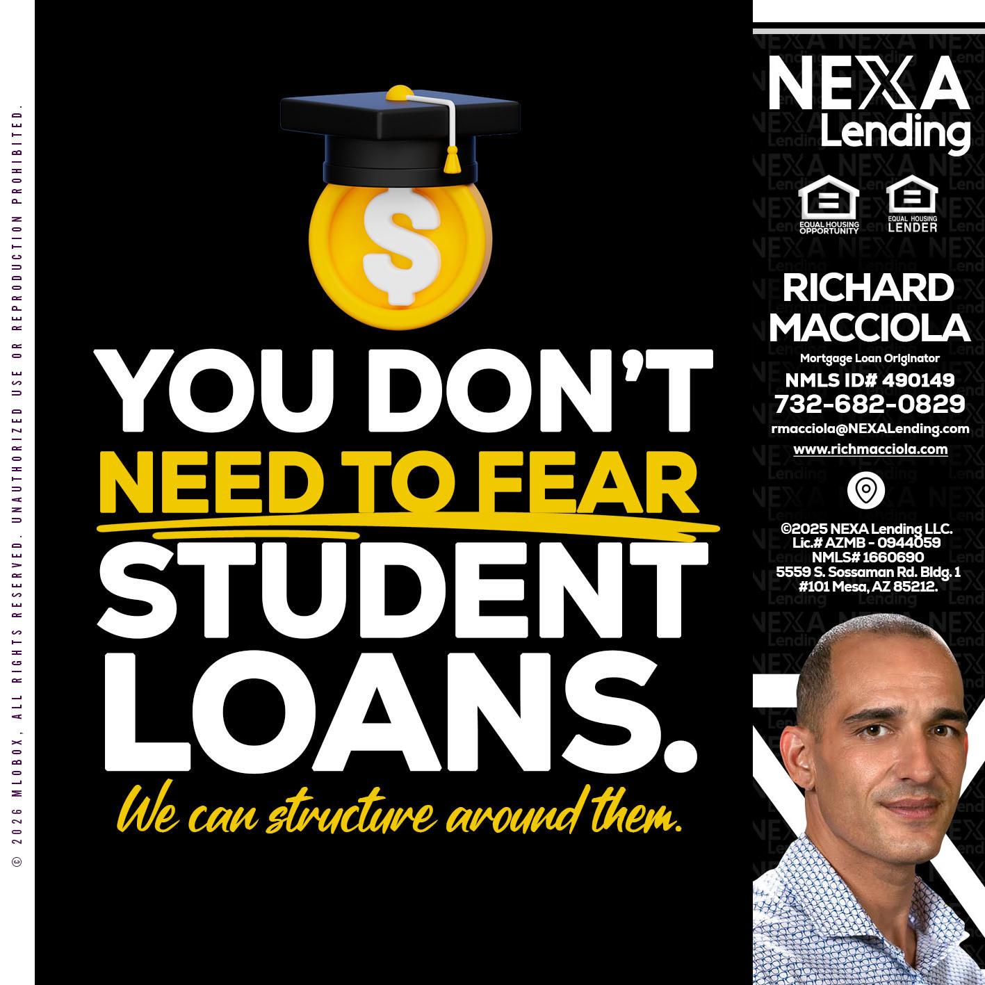 YOU DONT NEED - Richard Macciola -Mortgage Loan Originator