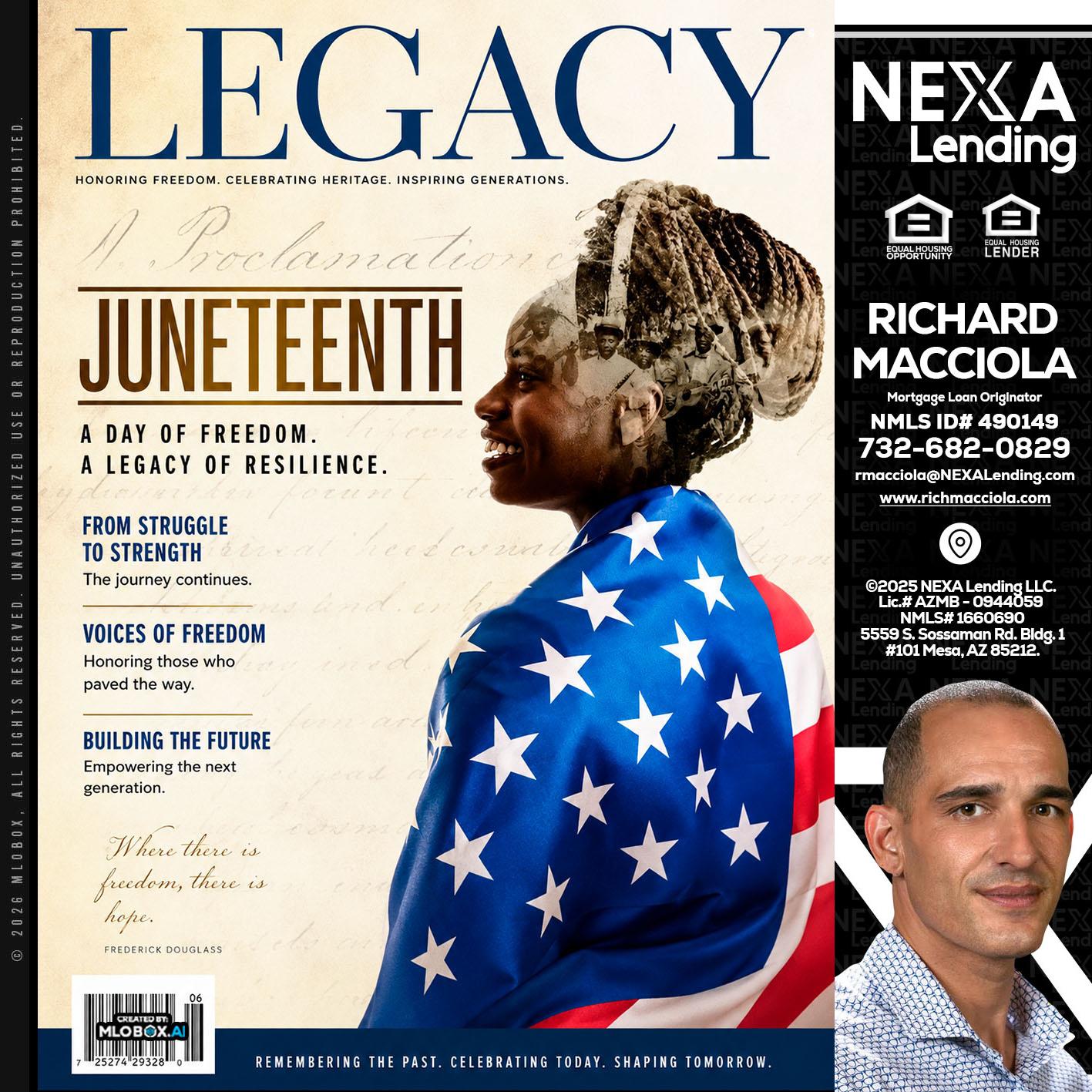LEGACY - Richard Macciola -Mortgage Loan Originator