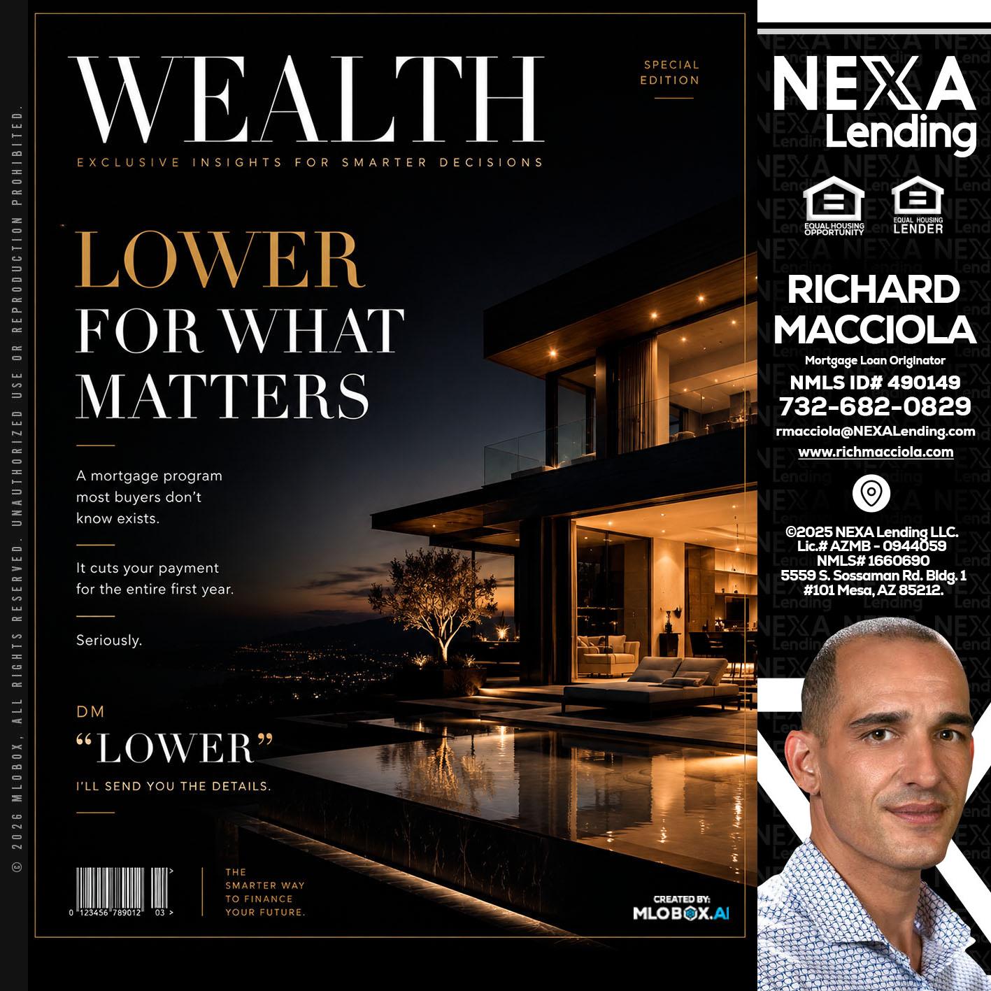 WEALTH - Richard Macciola -Mortgage Loan Originator