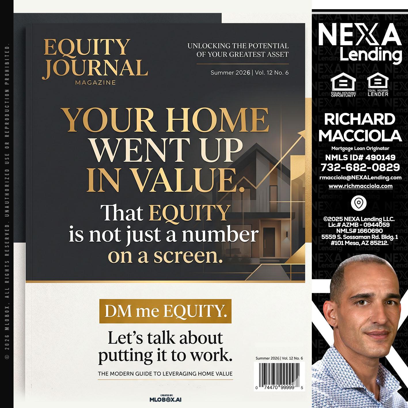 YOUR HOME - Richard Macciola -Mortgage Loan Originator