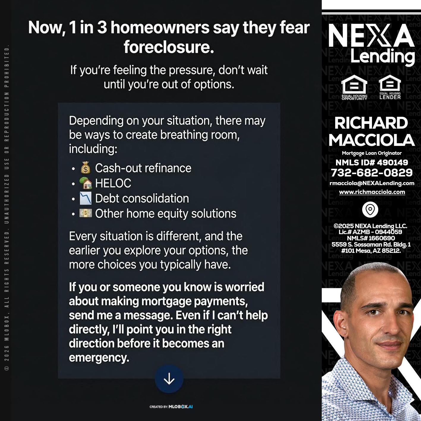 NOW - Richard Macciola -Mortgage Loan Originator