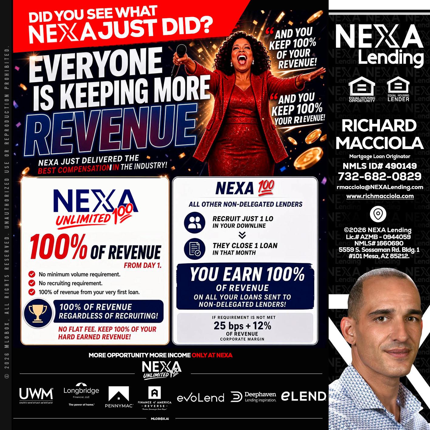EVERYONE IS KEEPING - Richard Macciola -Mortgage Loan Originator