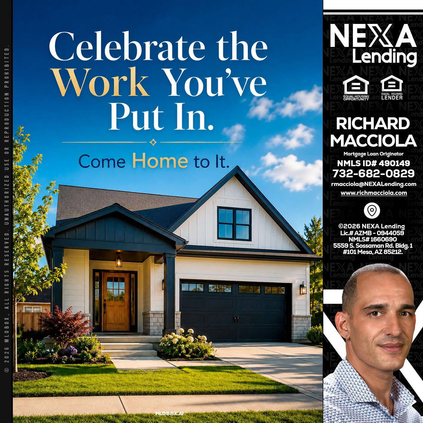 celebrate Labor Day - Richard Macciola -Mortgage Loan Originator