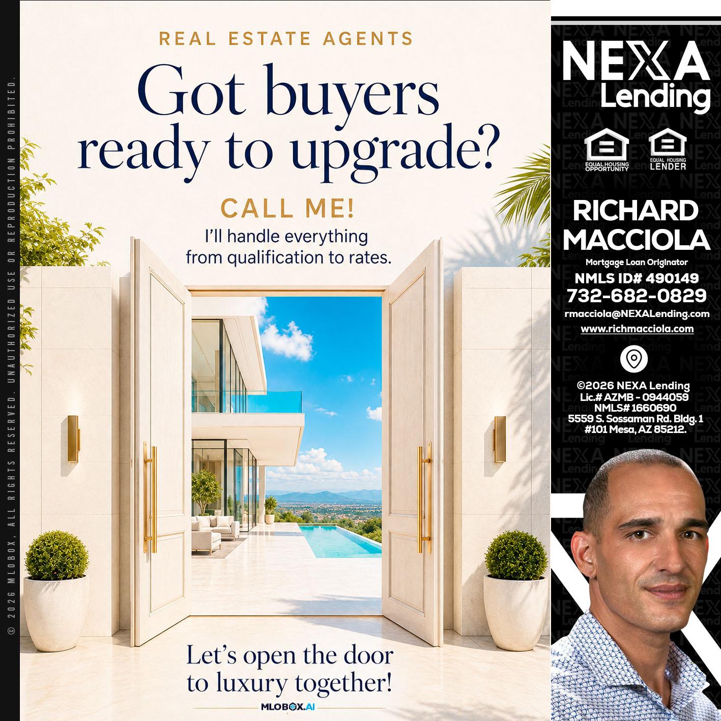 got buyers? - Richard Macciola -Mortgage Loan Originator