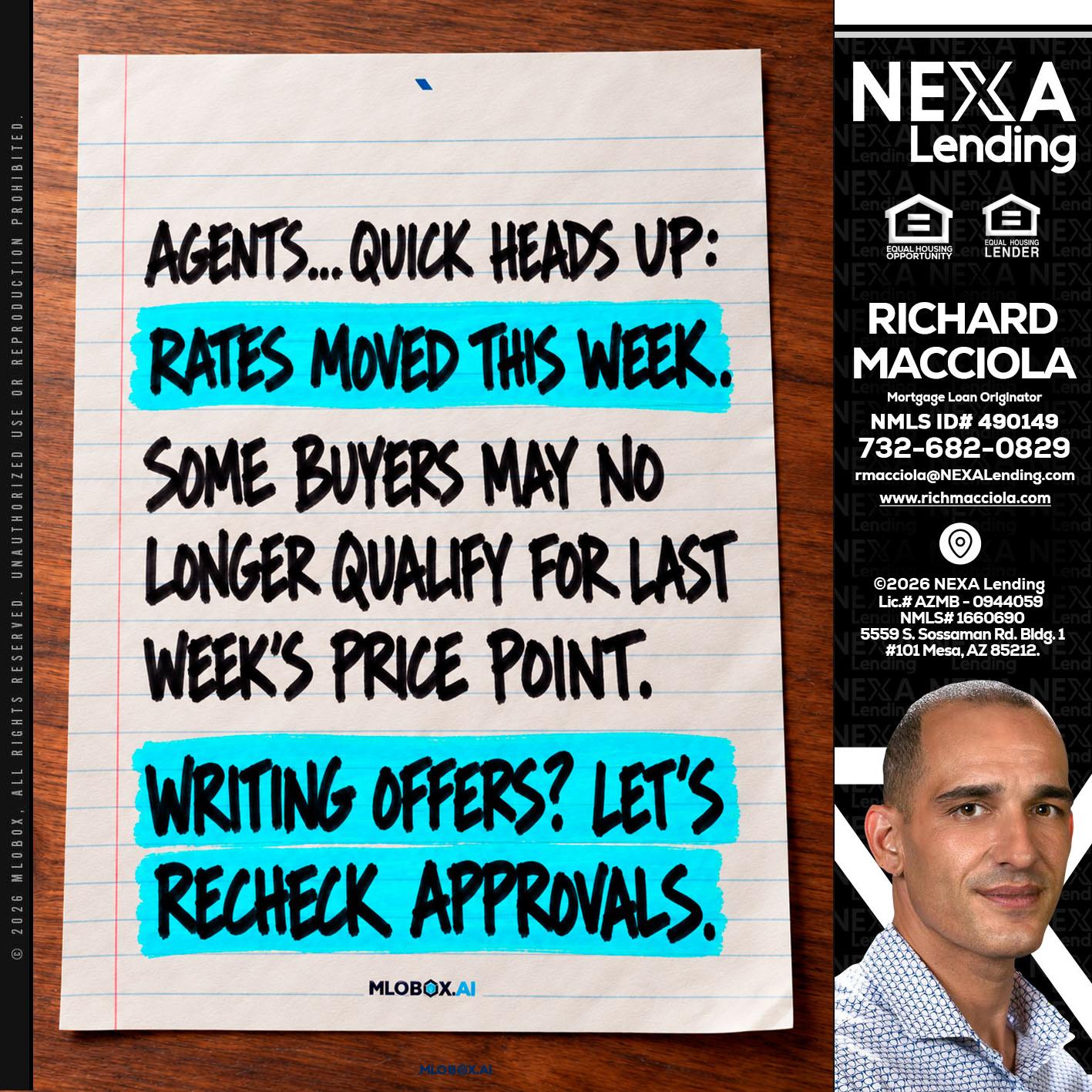 AGENTS - Richard Macciola -Mortgage Loan Originator